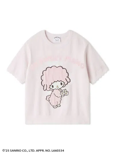 Snidel [my Melody] Jacquard Knit Pullover In Neutral