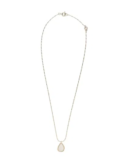 Snidel Natural Stone Necklace In Gold