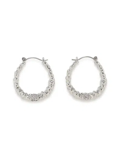 Snidel Nuance Logo Hoop Earrings