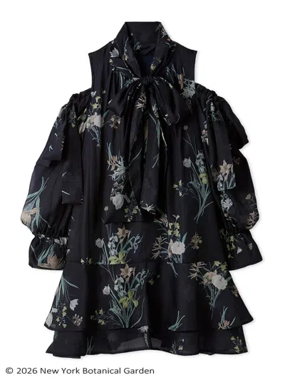 Snidel Nybg 2-way Mini Dress In Blue