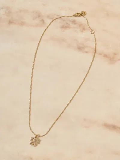 Snidel One-point Charm Necklace In Gold
