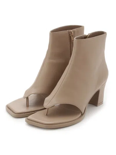 Snidel Open Toe Short Boots