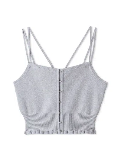 Snidel Ornament Hook Bustier In Purple