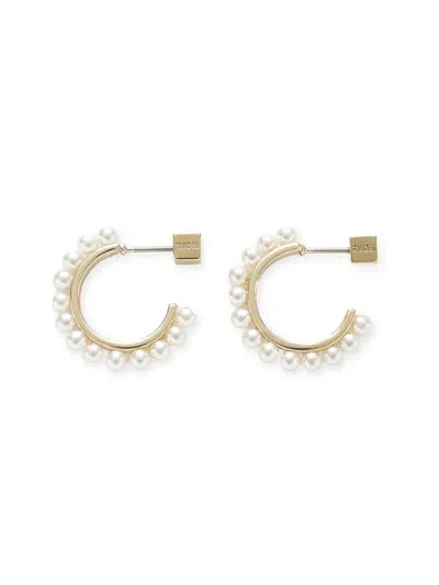 Snidel Pearl Bead Earrings