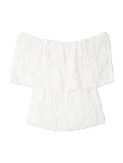 Snidel Pleated Off-shoulder Blouse