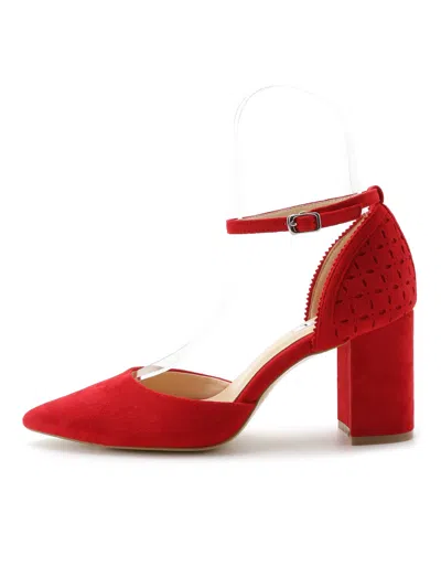 Snidel Pointed Toe Ankle Strap Heel Shoes