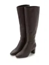 Snidel Pointed Toe Block Heel Knee-high Boots