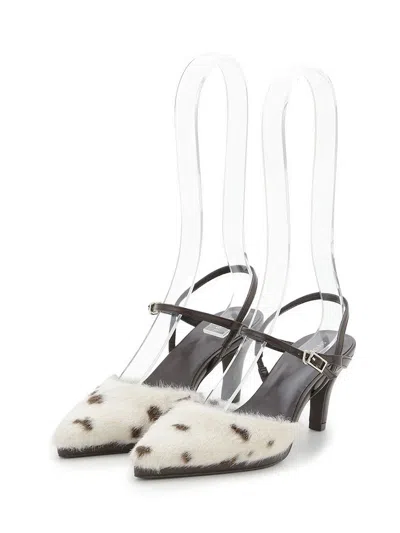 Snidel Pointed-toe Heel Pumps In Animal