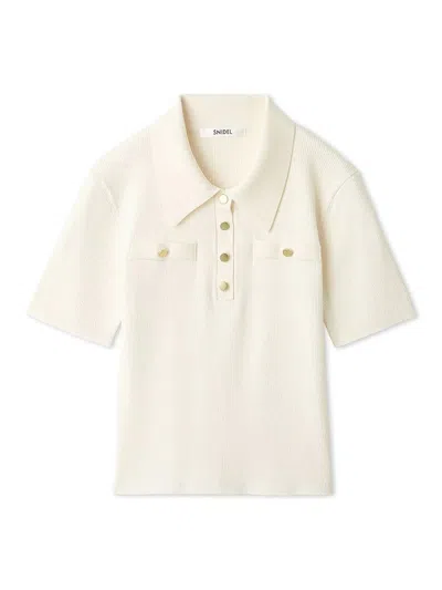 Snidel Polo Knit Pullover In Multi