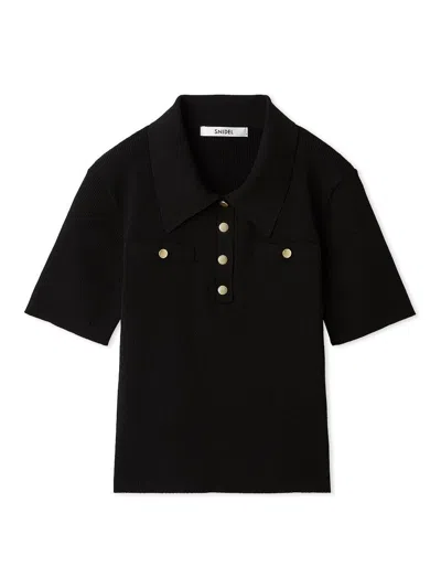 Snidel Polo Knit Pullover In Multi
