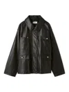 Snidel Relaxed Fit Oversized Utility Jacket In Black