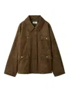 Snidel Relaxed Fit Oversized Utility Jacket In Brown