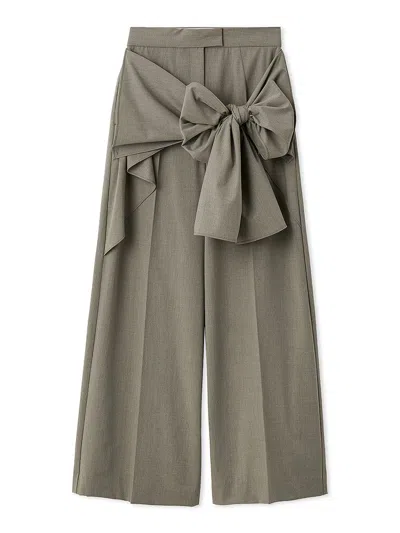 Snidel Ribbon 2-way Design Pants In Sand