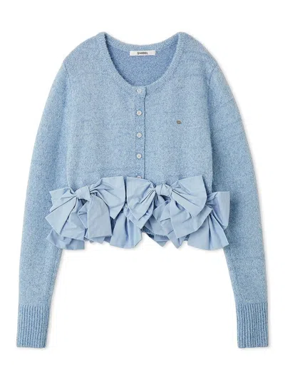 Snidel Ribbon Motif Cardigan
