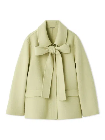 Snidel River Ribbon Jacket In Green