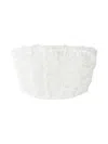 Snidel Ruched Bustier Tops In White