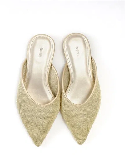 Snidel Sabot Mesh Flat Mule