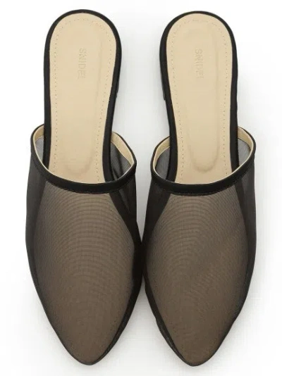 Snidel Sheer Tulle Flat Sandal