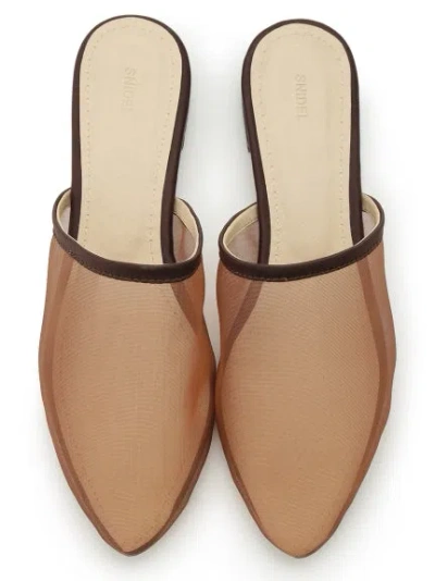 Snidel Sheer Tulle Flat Sandal