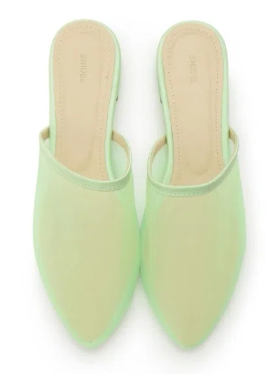 Snidel Sheer Tulle Flat Sandal