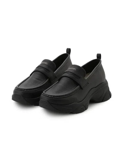 Snidel Sneaker Sole Loafers In Black