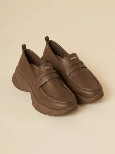 Snidel Sneaker Sole Loafers In Multi