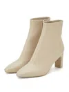 Snidel Soft Pointed Ankle Boots In Neutral