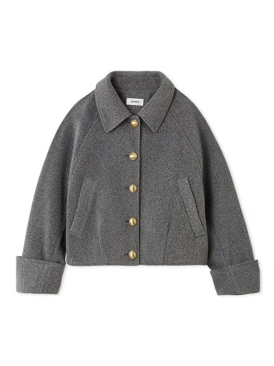 Snidel Stand Collar Metal Button Jacket