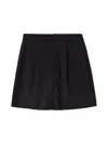 Snidel Structured Shorts In Black