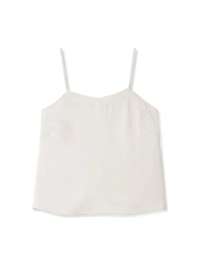 Snidel Sustainable Acetate Satin Cami Tops In Neutral