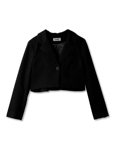 Snidel Sustainable Back Flare Short Jacket In Black
