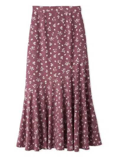 Snidel Sustainable Fruit Print Mermaid Skirt In Pattern