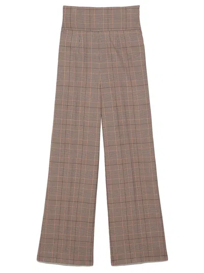 Snidel Sustainable High Waisted Wide Leg Pants In Brown