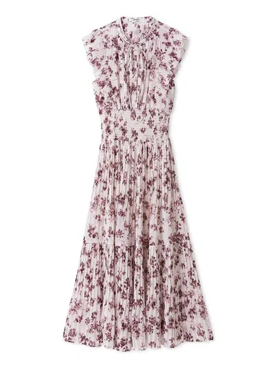 Snidel Sustainable Ruffle-detail Dress In Multi