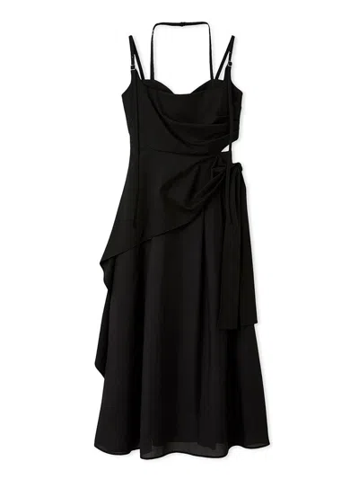 Switching Cami Dress In Black from SNIDEL