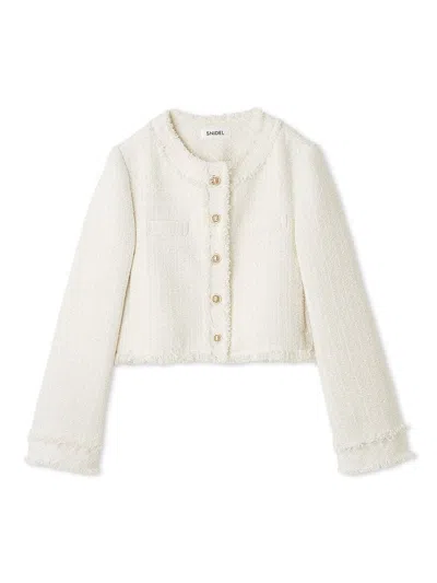 Snidel Tweed Jacket In Neutral