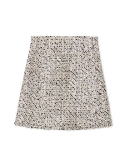 Snidel Tweed Skort In Gray