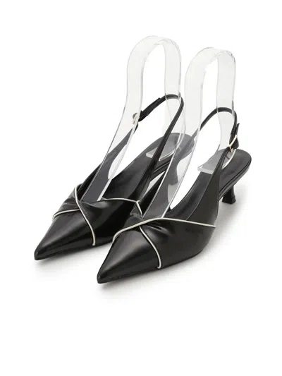 Snidel Twist Bow Pumps In Black