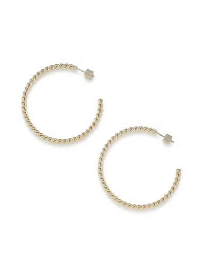 Snidel Twisted Hoop Earrings