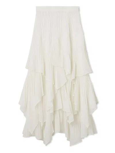 Snidel 【us Limited】tiered Skirt In Neutral
