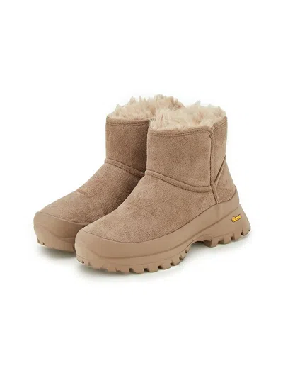 Snidel Vibram Collaboration Faux Mouton Boots