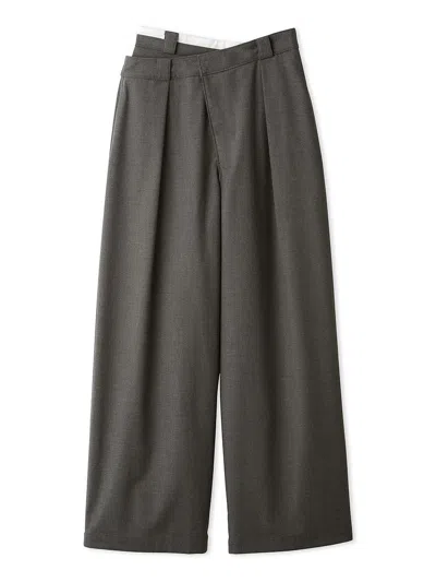 Snidel Waist Layered Pants In Black