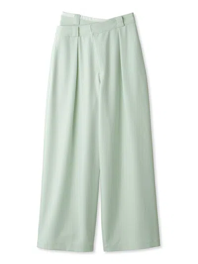 Snidel Waist Layered Pants In Green