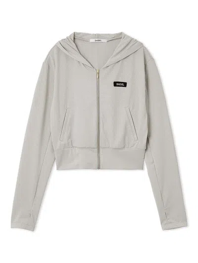 Snidel Washable Uv-cut Hoodie In Gray