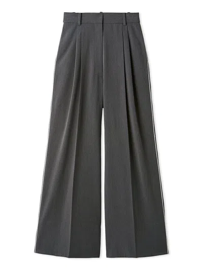 Snidel Wide Leg Pants In Gray