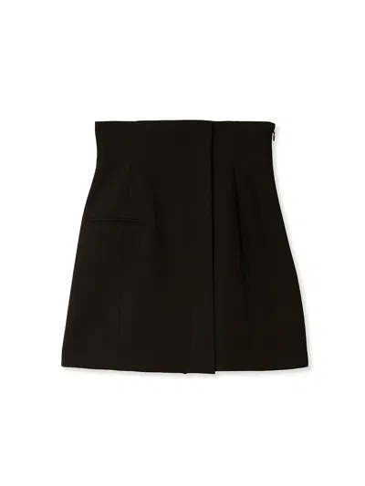 Snidel Wrap Skirt In Black