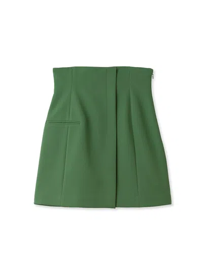 Snidel Wrap Skirt In Green
