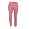 Snider Men's Red Stripe Trousers In Red
