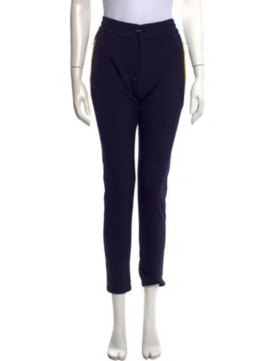 Pre-owned Snider Nylon Straight Leg Pants In Blue