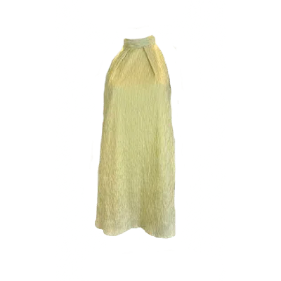 Snider Women's Anne Shift Dress In White/yellow